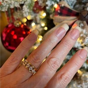 Elegant Gold and Diamond Ring with Intricate Design from Journey Collection